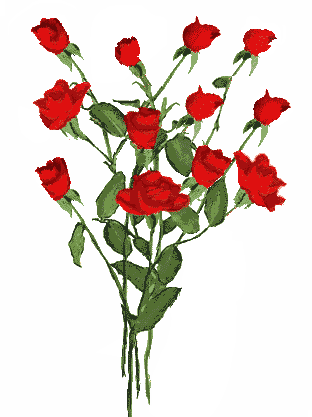 red rose animation